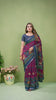 Magenta Mul Cotton Kalamkari Print Saree